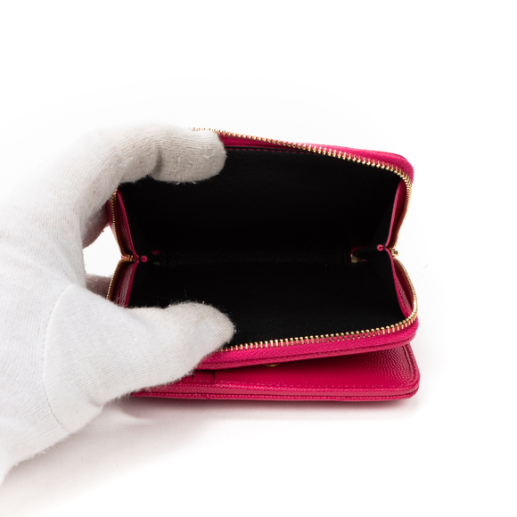 Yves Saint Laurent Zipper   in Pink Calfskin leather - Picture 4 of 4